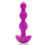 B-Vibe - Triplet Flexibele Vibrerende Anale Beads Paars