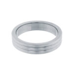 Steel Power - RVS Metalen Geribbelde Cockring 4cm