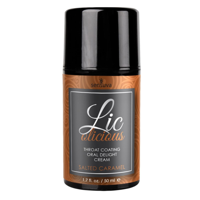 sensuva licolicious oral delight cream voor een verrukkelijke orale beleving salted caramel